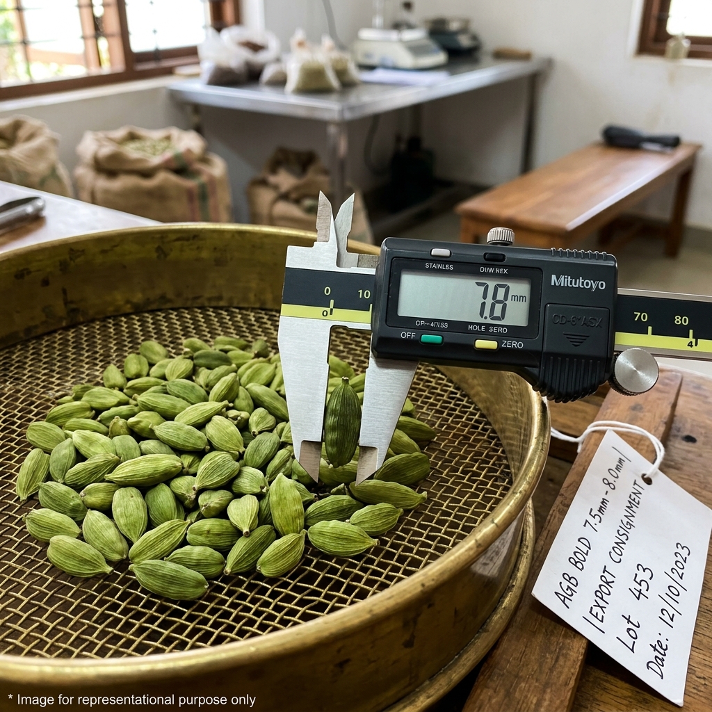 Alleppey Green Bold Cardamom (AGB 7.5mm-8mm)