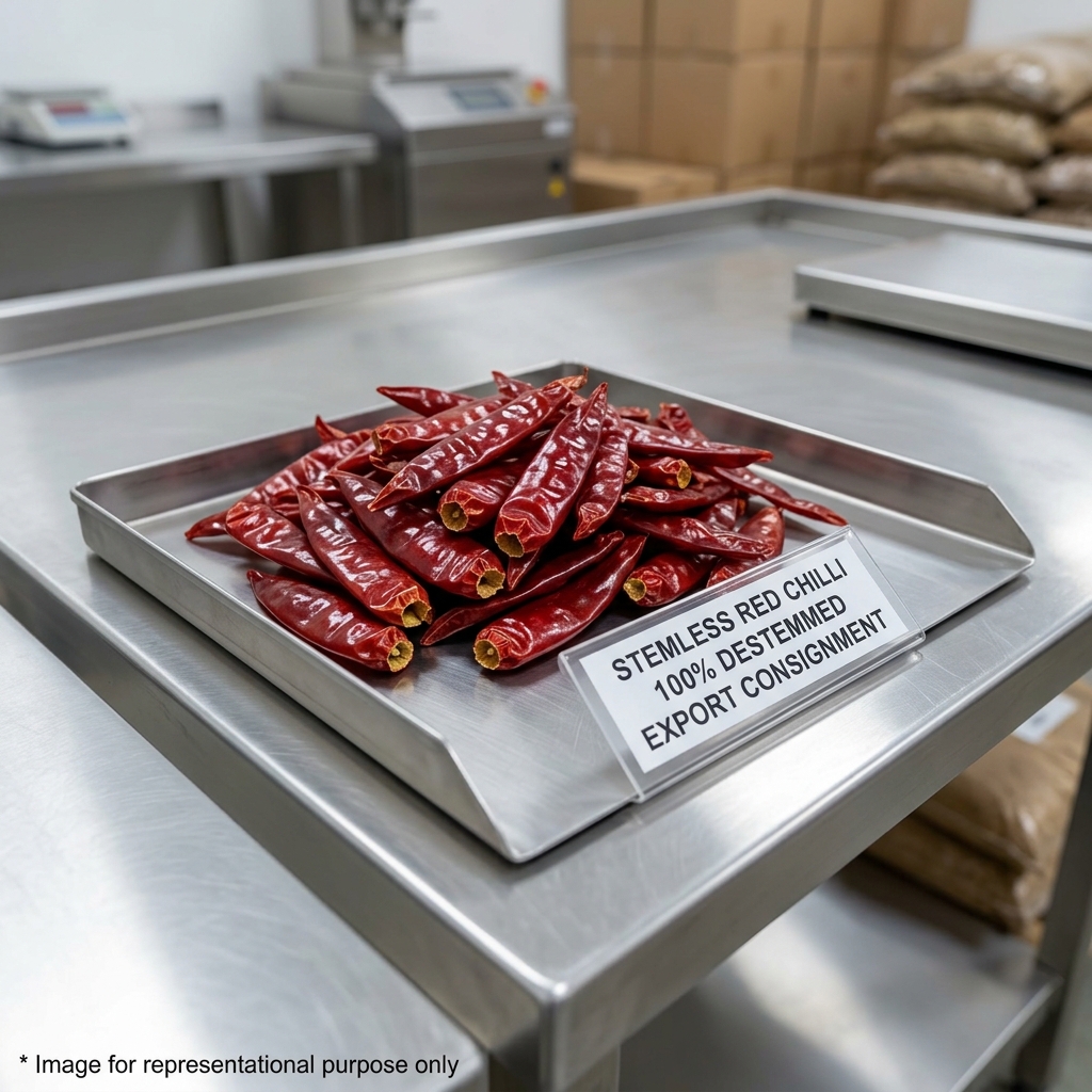Stemless Red Chilli (Export Grade Whole Dried)